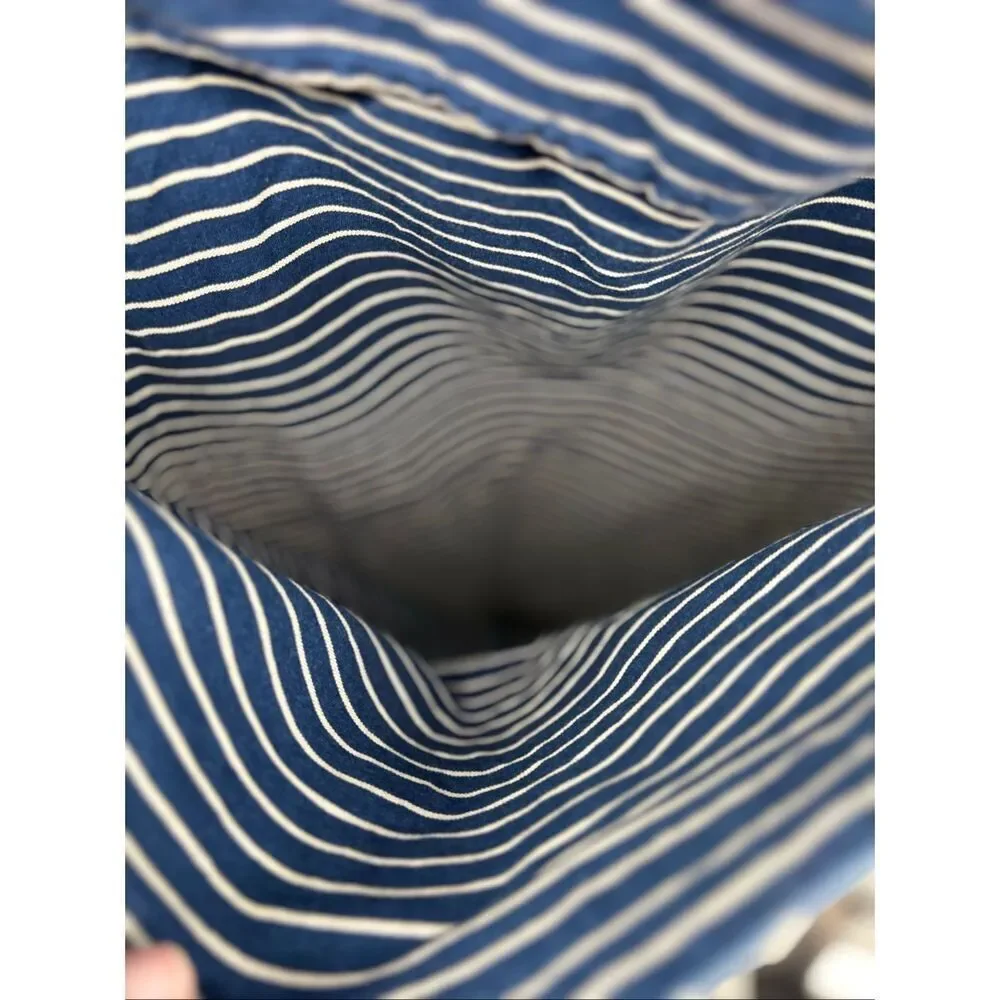 Lauren Ralph Lauren Blue White Stripe Pillowcases Shams Set of 2